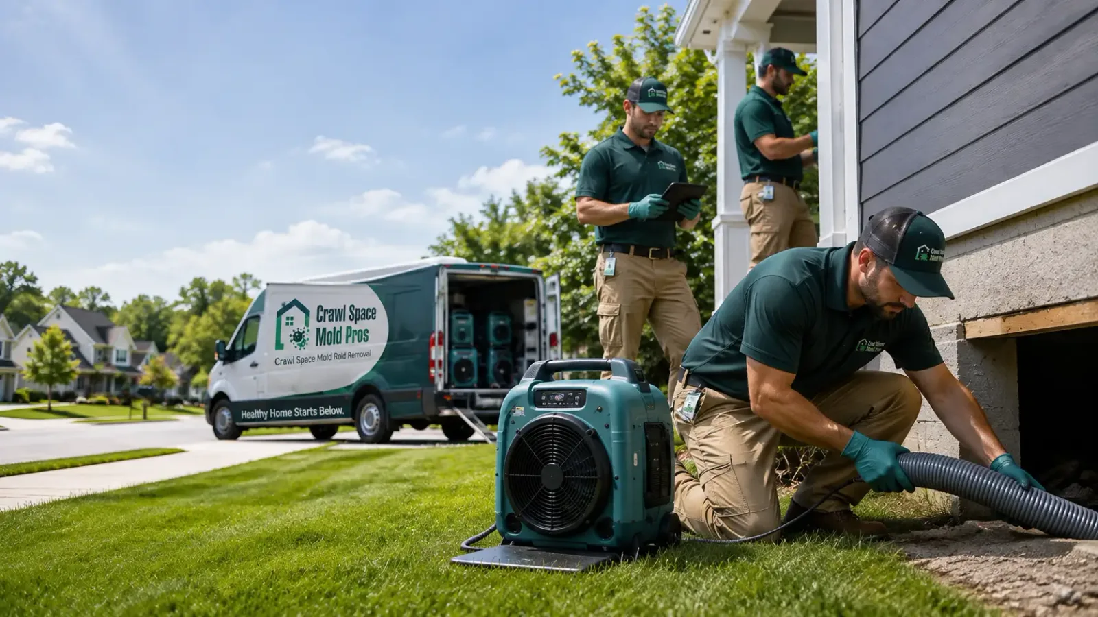 Crawl Space Mold Removal in Alberta, MN